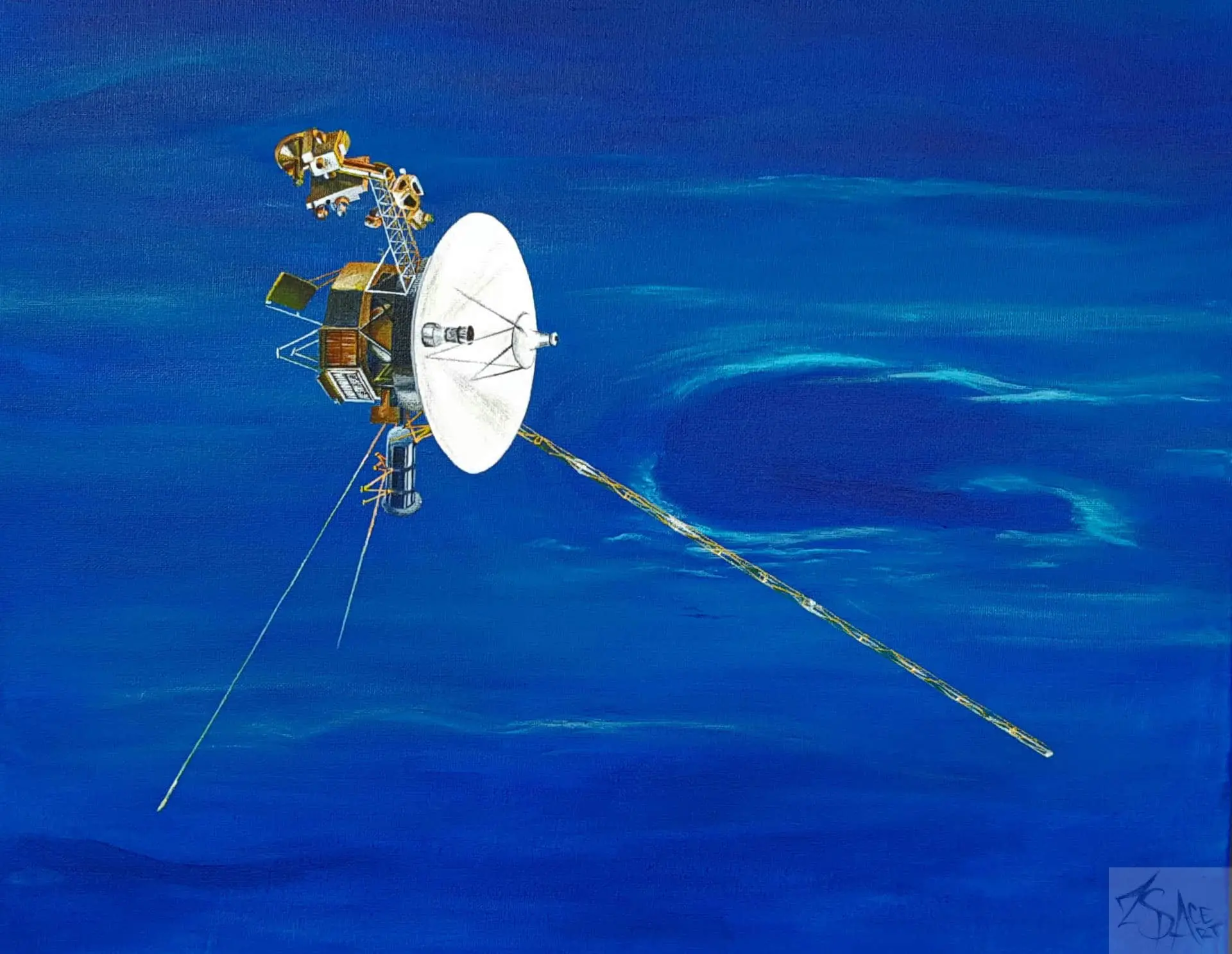 Voyager 2: A visit to Neptune – Wolf Zsuzsi - Evolve To Art – blog-en